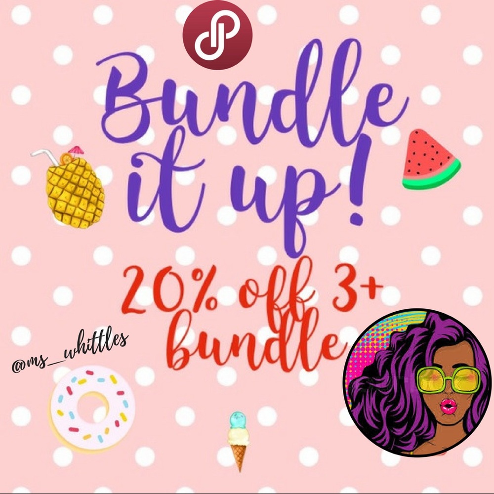Bundle Deal 20% off 3 or more items!